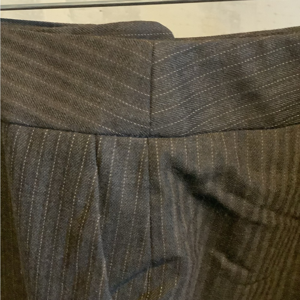 Casual slacks, pin-stripes